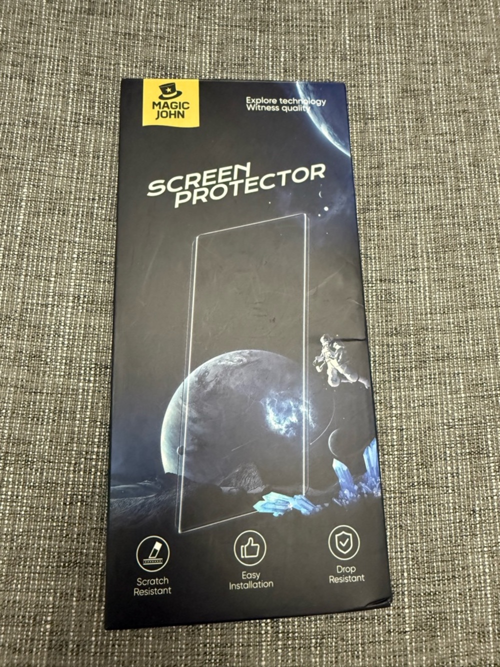 MAGIC JOHN Screen Protector - Black Navy Design